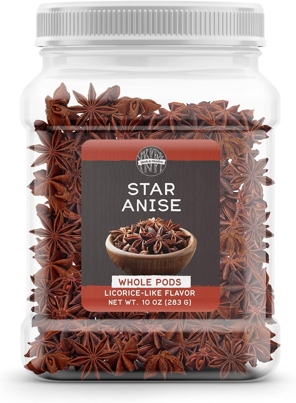 Birch & Meadow 10 oz of Whole Star Anise, Teas & Baking, Whole Dried Pods