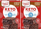 Duncan Hines Keto Friendly Brownie Mix,Chewy Fudge,Zero Added Sugar,Gluten Free,10 oz.,(Pack of 2)