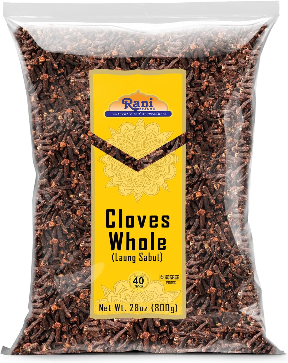 Rani Cloves Whole (Laung) 28oz (800g) Great for Food, Tea, Pomander Balls and Potpourri, Hand Selected, Spice ~ All Natural | NON-GMO | Kosher | Vegan | Gluten Friendly | Indian Origin