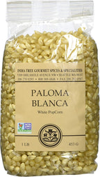 India Tree, Popping Corn Paloma Blanca, 1 LB