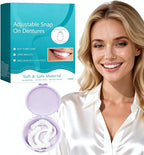 1 Pairs Adjustable Veneers Snap in Teeth, Temporary Covers Clip for Women Men