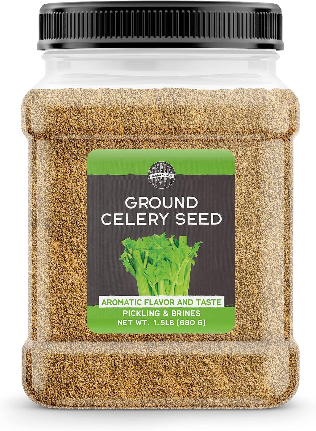 Birch & Meadow 1.5 lb of Ground Celery Seed, Aromatic Flavor, Brine Seasonings & Pickling Spices