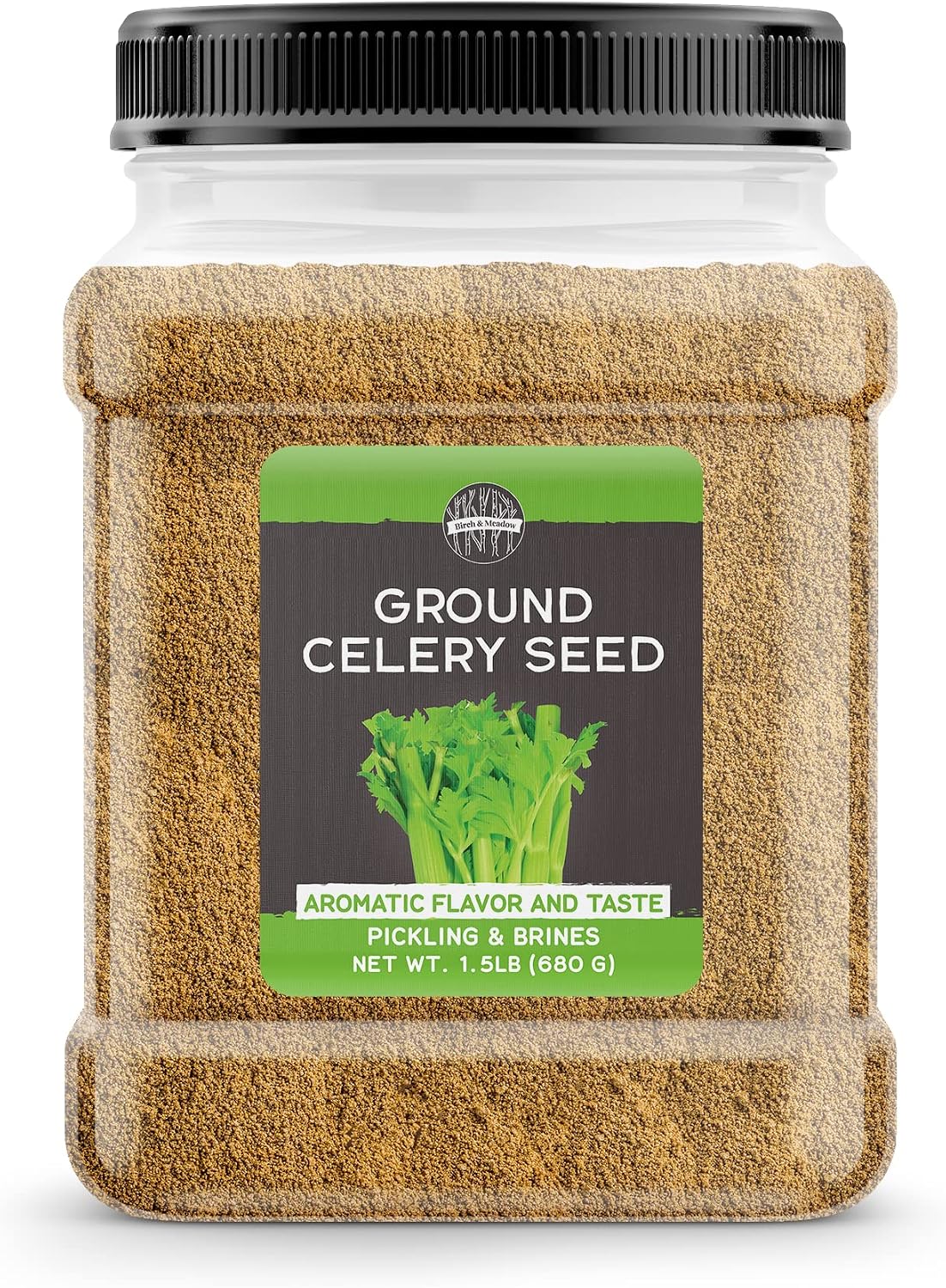 Birch & Meadow 1.5 lb of Ground Celery Seed, Aromatic Flavor, Brine Seasonings & Pickling Spices