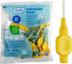 TePe Interdental Brushes Original | Size 5-0.8mm | 1 Pack of 20 Brushes (Yellow)