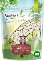 Food to Live Organic Cannellini Beans, 3 Pounds – Non-GMO, Dried White Kidney Beans, Sproutable, Vegan, Kosher, Bulk. Pre-Soak Needed. Rich in Fiber, Protein. Great for Minestrone Soup, Bean Salad.