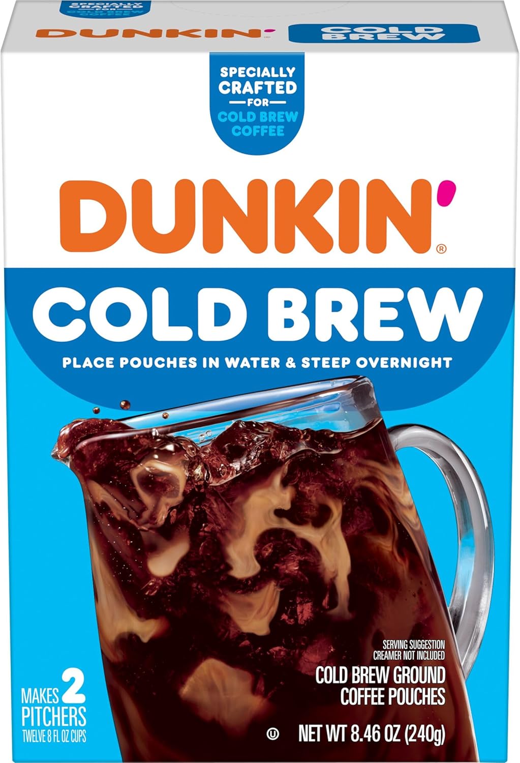 Dunkin' Cold Brew Coffee Pods, 2/Box (SMU00988)