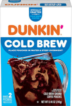 Dunkin' Cold Brew Coffee Pods, 2/Box (SMU00988)