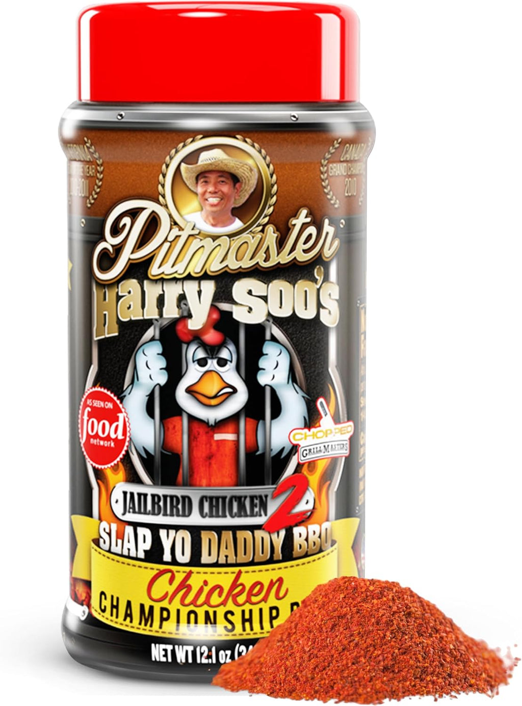 Slap Yo Daddy BBQ Rub Seasoning Jailbird Chicken - Award-Winning Poultry Seasoning Chicken Rub for Grilling and Smoking From Pitmaster Harry Soo - No MSG, Gluten-Free - 9.8 oz