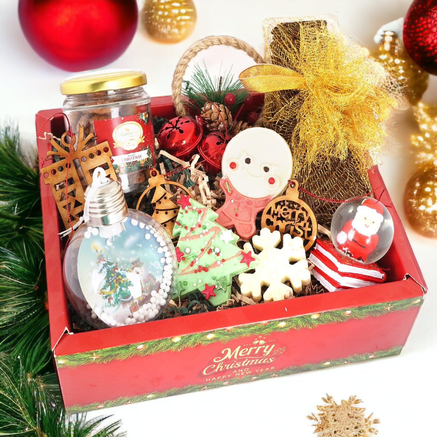 Ghasitaram Gifts Jaiccha Christmas Gifts Christmas Hamper Box