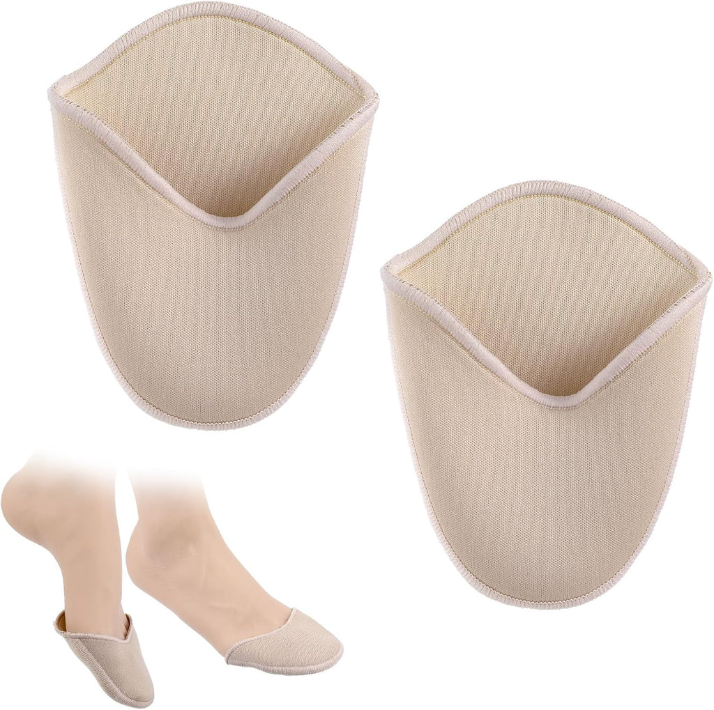 Ballet Toe Pads, Gel Toe Protectors, Silicone Toes Pads Caps Covers for Ballet Pointe Shoes High Heels Pain Relief, Reusable Toes Sleeves for Women Men