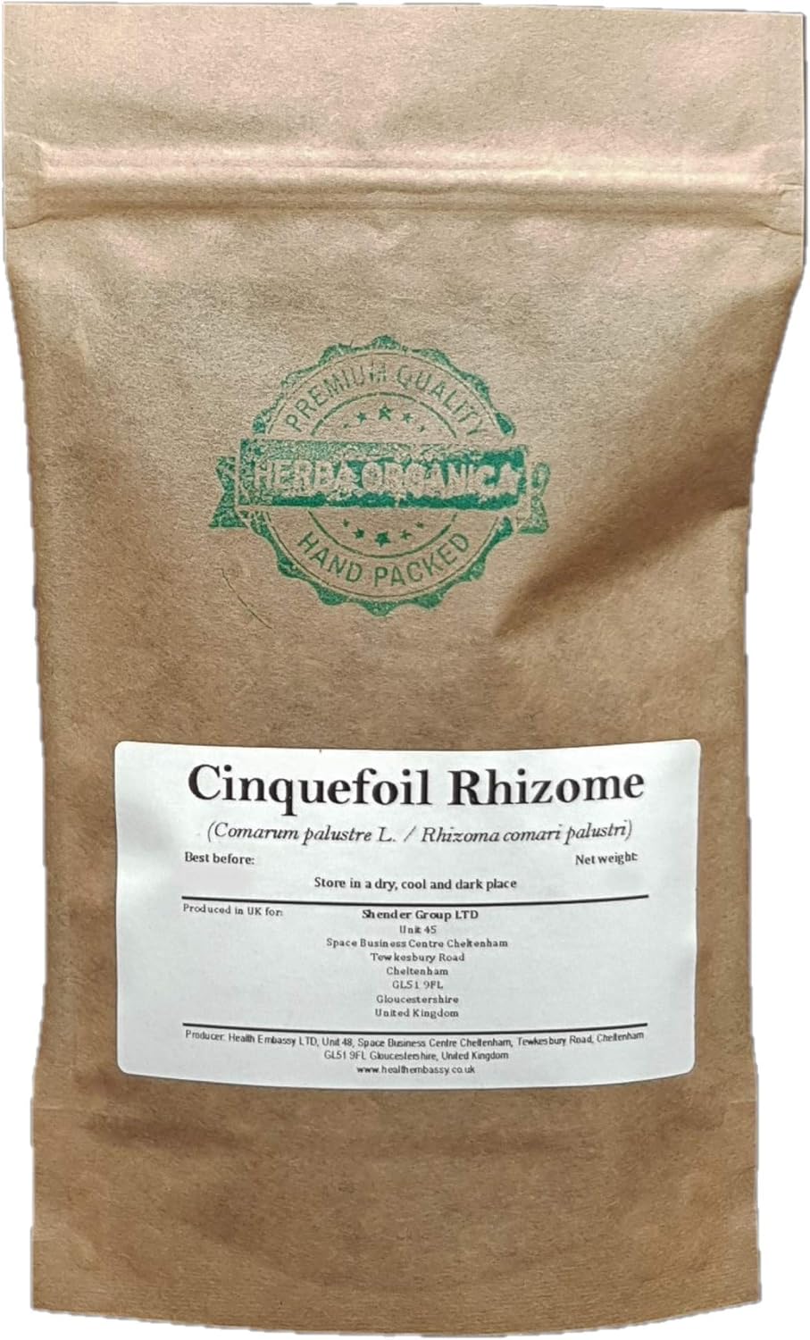 Herba Organica - Cinquefoil Rhizome - Comarum palustre L - Herbal Tea (100g)