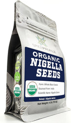 Spice Profile USDA Organic Nigella Seeds, Lab Tested for Heavy Metals, Resealable 4 oz Pouch, Kalonji, Semillas de Nigella