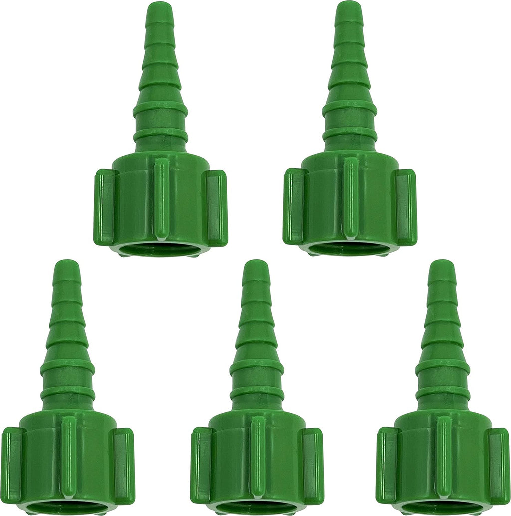 5pk Oxygen Tubing Swivel Nipple Christmas Tree Connectors