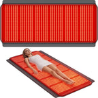 Red Light Therapy for Body, 74.8"*35.4" Whole Red Light Therapy Mat Full Body, 1260 LEDs redlight mat with 660nm & 850nm for Men, Women, Pets