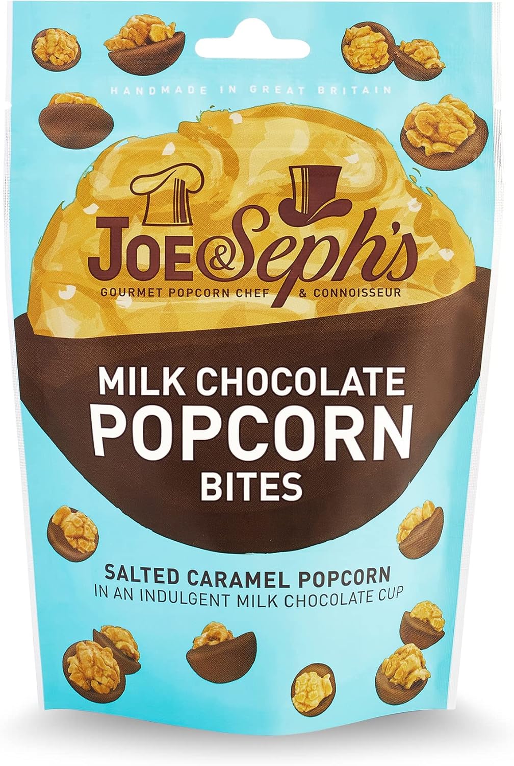 Joe & Seph’s Gourmet Popcorn – Flavored Gourmet Popcorn, Individually Packaged Flavors, Perfect for Gift Sets and Parties (Milk Chocolate)