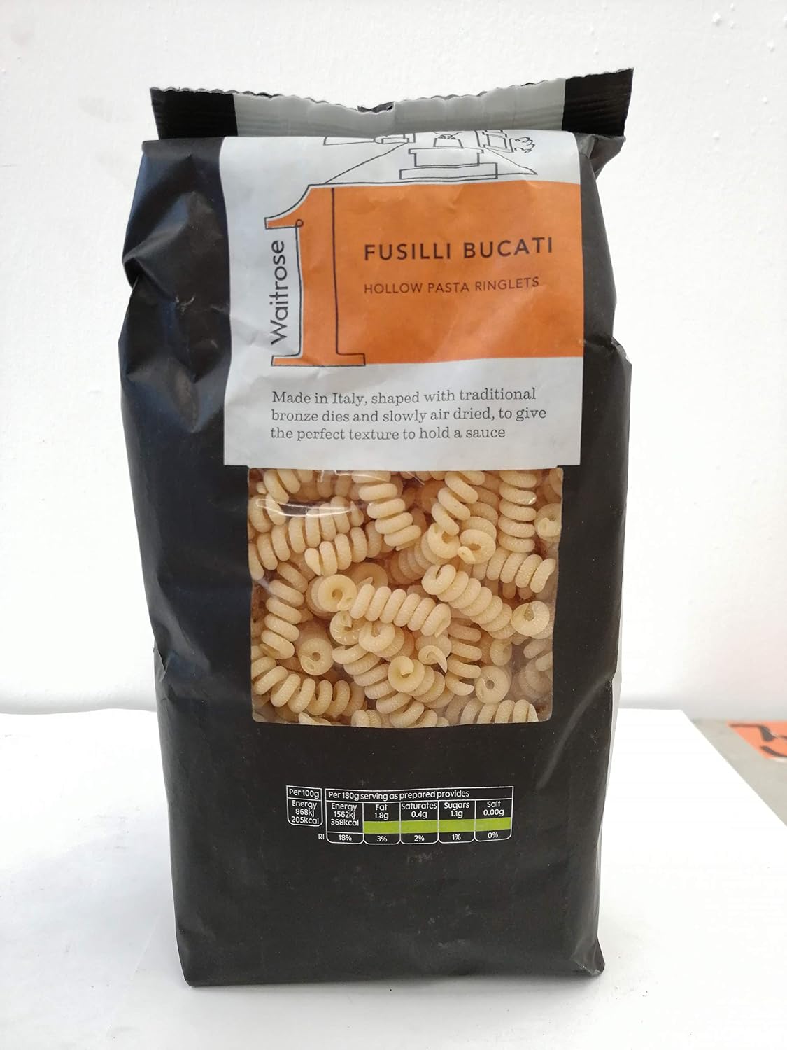 Waitrose 1 Fusilli Bucati Pasta 500g