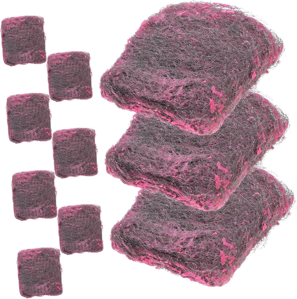 10 Pack Brushing Pot Wire Ball Wire Brushes for Cleaning Scrubber Dishwashing Sponges Wire Wool Pad Grease Cleaning Steel Utensils Dish Sponge Scourer Wire Sponge Steel Sponge Pans