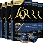 L'OR DECAF Espresso Capsules, 50 Count DECAF Ristretto, Single-Serve Aluminum Coffee Capsules Compatible with the L'OR BARISTA System & *Nespresso Original Machines