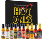 Hot Ones Season 29 - Hot Sauce Challenge - Vareity Pack - Hot Sauce Gift Sets - Unique Small Batch Sampler Gift Set - Made with Natural Ingredients - 5 fl oz Bottles (10-Pack)