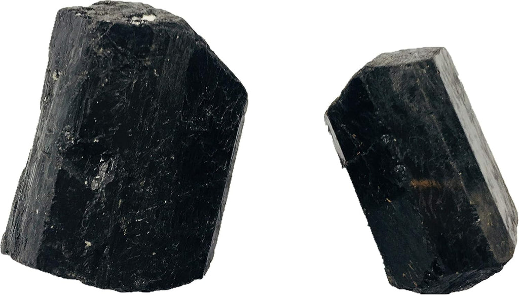 2 PCS Bulk Rough Black Tourmaline Crystals Large Raw Natural Stones Reiki Crystal Healing Wholesale Lot (2-3cm)
