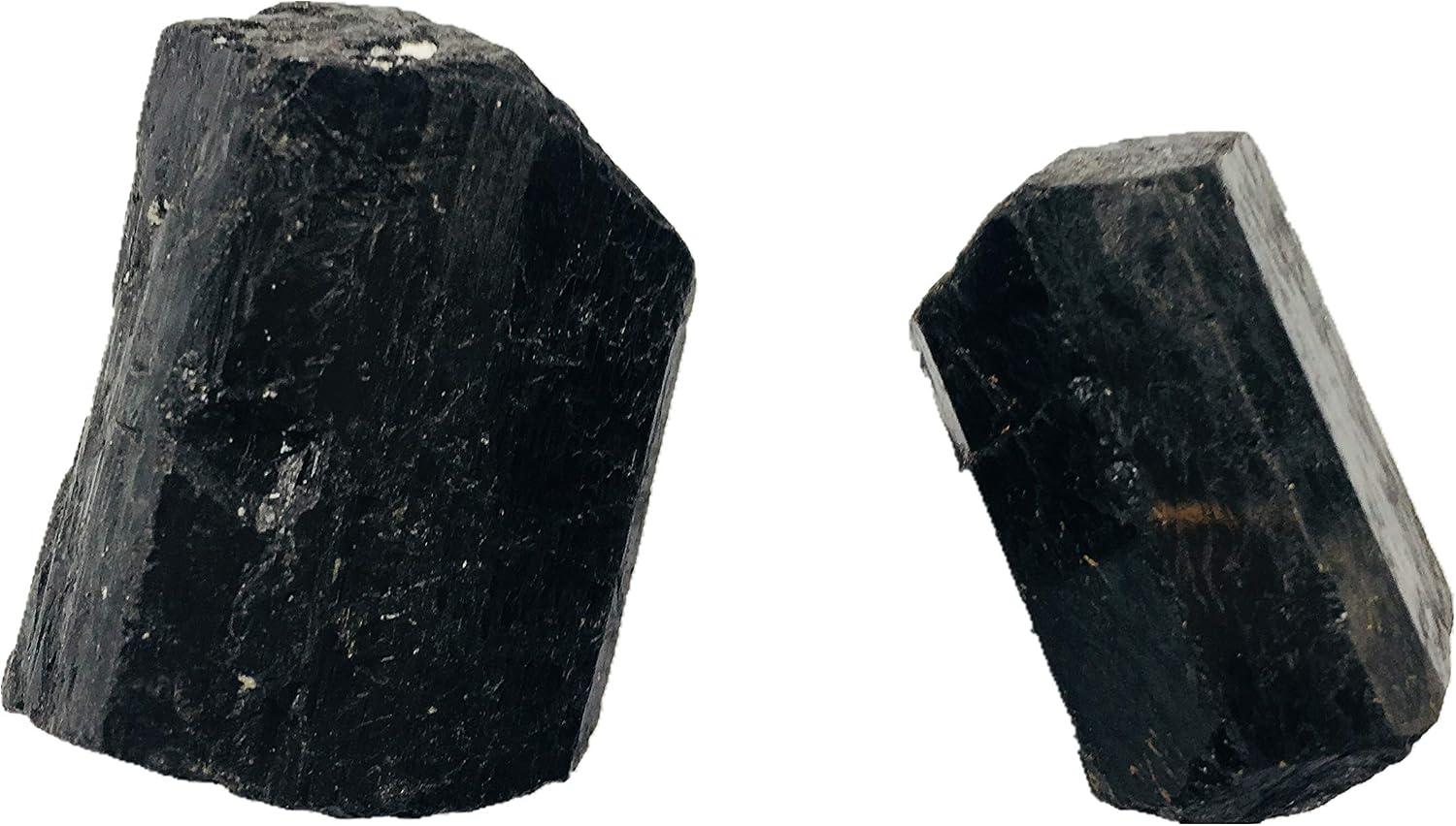 2 PCS Bulk Rough Black Tourmaline Crystals Large Raw Natural Stones Reiki Crystal Healing Wholesale Lot (2-3cm)