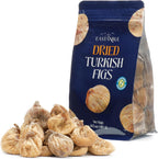 Eastanbul Turkish Dried Figs Whole, 14.5oz, No Sugar Added Whole Turkish Figs, Sweet and Soft, Premium Fruit, Guilt-Free Anjeer Dry Fruit Snack, 100% Natural, Vegan Gluten-Free, Sun Dried For Baking