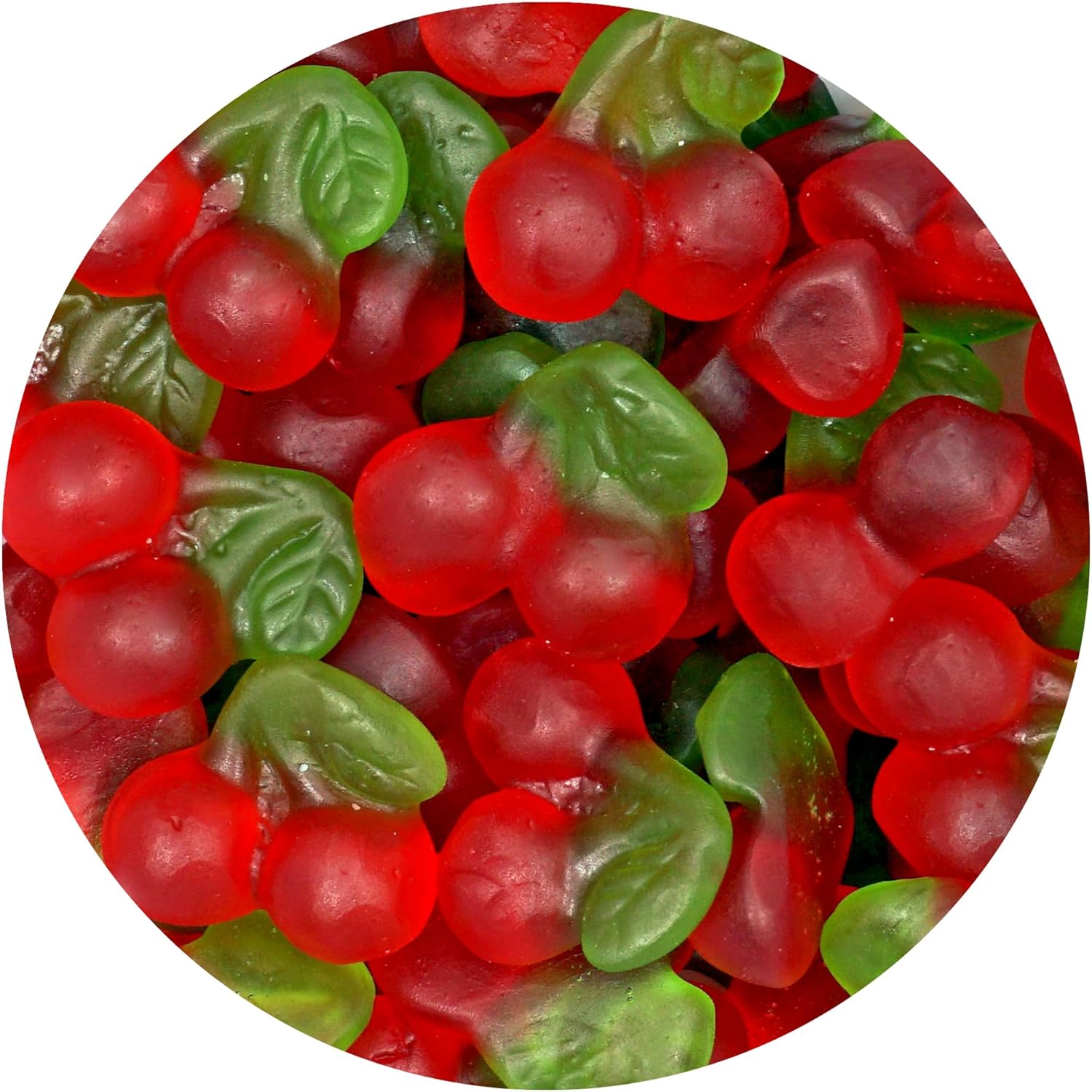 The Hampton Candy Company Gummy Cherries, 1lb Bulk Bag, Gummy Candy, Cherry Flavored Candy
