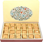 Ghasitaram Gifts Valentines Gift for Girlfriend/Boyfriend/Husband and Wife - Healthy Hampers - Eco Print 24 Pcs Granula Bites Box