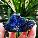 1pcs Natural Azurite Malachite Crystal Mineral Gemstone Reiki Specimen Reiki Stone Jewelry Making Home Decoration(300 to 400g)