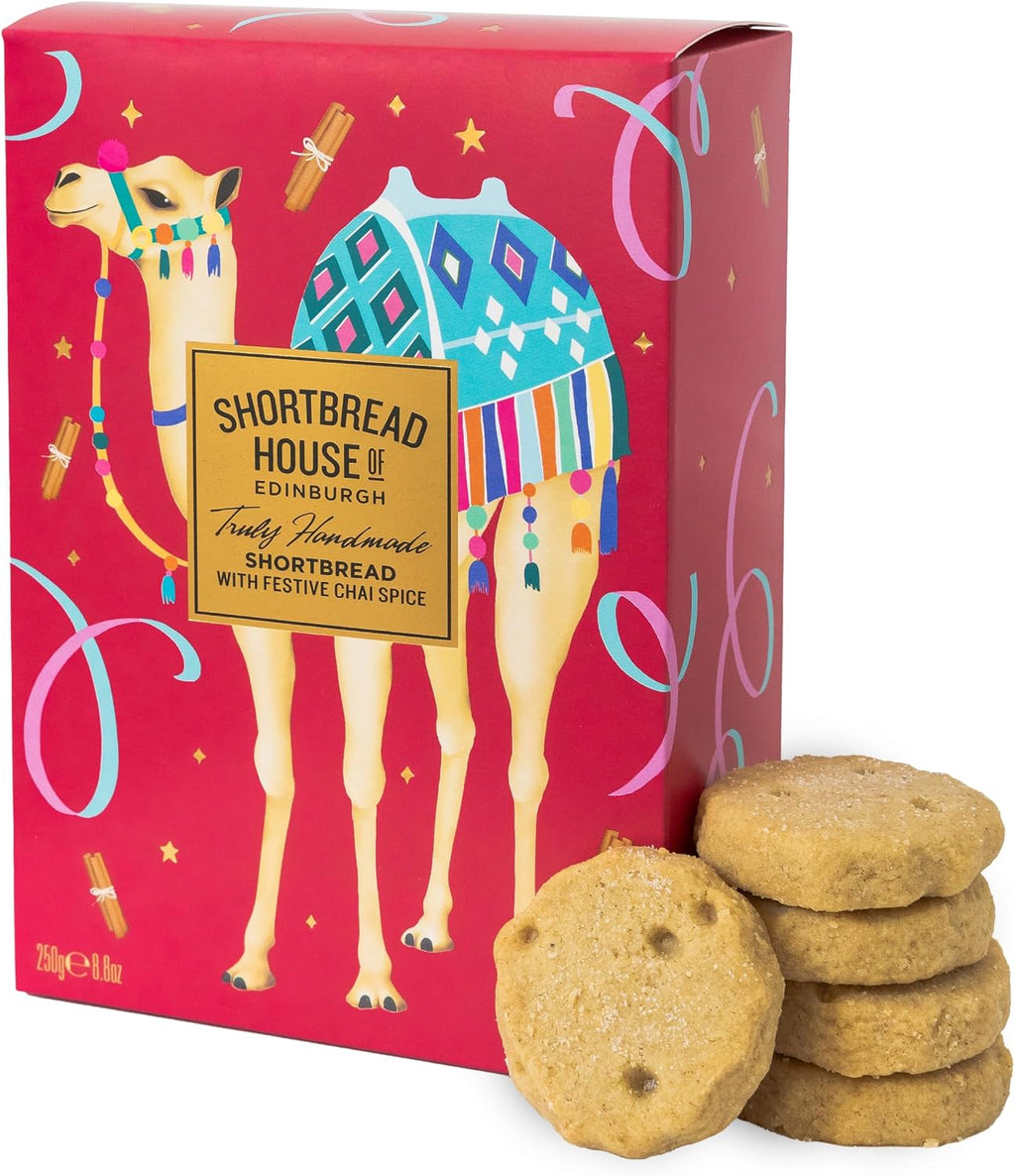 Shortbread House of Edinburgh Chai Spice Shortbread, Truly Handmade, 8.8 Ounce (Pack of 1)