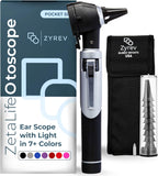 Zyrev ZetaLife Otoscope - Ear Scope with Light, Ear Infection Detector, Pocket Size (Black Color)