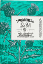 Shortbread House of Edinburgh Truly Handmade Shortbread Fingers with Warming Stem Ginger, 6oz Box (Pack of 12)