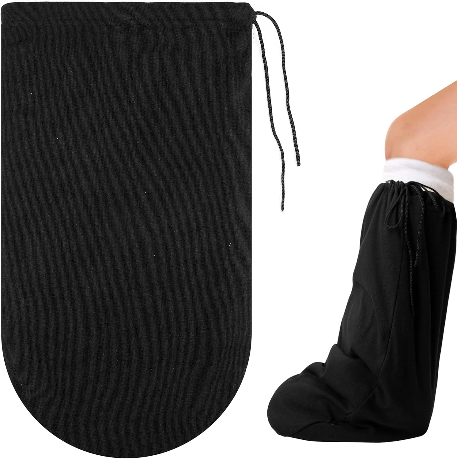 21" x 12.5" Leg Cast Cover- Below the Knee Leg Cast Sock Cover- Warm Foot Cast Sleeve- Plaster Stocking Protective