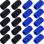 20 Pieces Finger Sleeves Thumb Splint Braces Support Elastic Compression Braces Stretchy Finger Protector for Relieving Pain Calluses Arthritis Knuckle Sports Aid