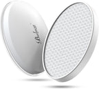 BALUCA Crystal Hair Eraser for Women and Men, Painless Glass Crystal Hair Removal Tool for Legs, Arms, Back, Reusable Exfoliating Hair Remover with Gentle Skin Smoothing, White