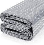 Reflective Bubble Insulation Sheet, Double Side Aluminum Foil Bubble Shield, Aluminum Foil Thermal Insulation Radiant Barrier for Windows, RV, Roof, Garage Door (23.6IN X 10FT)