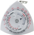 EMI Triangle BMI Body Mass Index Calculator and Body Tape Measure - 60" / 1.5 m ECB-301