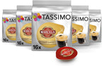 Tassimo Marcilla Cafe Largo Large Breakfast Coffee Capsules T-Discs 5 Pack, 80 Drinks