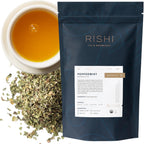 Rishi Tea Peppermint Herbal Tea - Organic, Caffeine Free Loose Leaf Tea, Calming Sweet & Cooling Pure Peppermint Tea Leaves - 4 Ounces, 28+ Servings