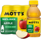 Mott's 100% Original Apple Juice, 8 fl oz bottles, 6 pack