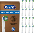 Oral-B Precision Clean 16 Piece Electric Toothbrush Heads with CleanMaximiser Bristles for Optimal Teeth Care, Oral-B Toothbrushes, Mailbox Pack