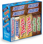 M&M Mars Chocolate Bar Variety Pack, 55 Ounce, 30 Count