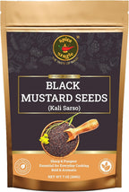 Spice Magic Black Mustard Seed ~ 100% Pure, Aromatic & Natural | 7oz (200g) I Kali Rai | Non-GMO | Indian Origin