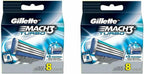 Gillette MACH3 Turbo Refill Cartridges-8 ct, 2 pk