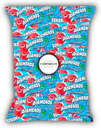 Airheads Candy Mini Bars, Blue Raspberry Flavor, 80 Pieces Bulk Bag, Individually Wrapped Non-Melting Chewy Fruit Taffy, Gluten Free, Perfect for Birthdays, Parties & Pantry (2 lbs)
