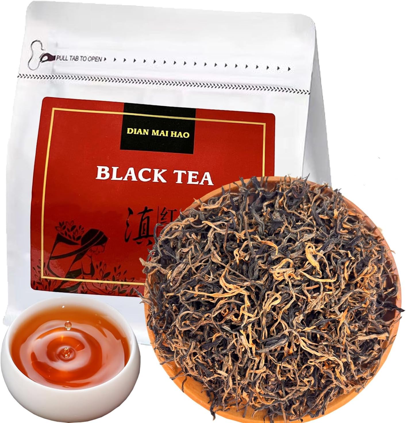 Yunnan Golden Special - Black Loose Leaf Tea - Best Chinese Black Tea - Organically Grown - Perfect Morning Tea - 150g (5.3-ounce)