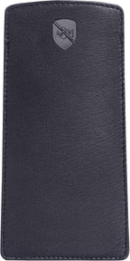 ALLEN & MATE 100% Leather Slim Glasses Case for Reading and Computer Glasses for Men & Women