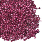 Sprinkles Pink Pearl Sugar Candy Mix Size Baking Cake Decorations Cupcake Toppers Celebrations Shaker Jar Wedding Shower Party (120g/4.2oz）