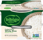 Bibigo Korean Sticky White Rice, Microwavable, Zero Trans Fat, 7.4 Ounce (Pack of 18)
