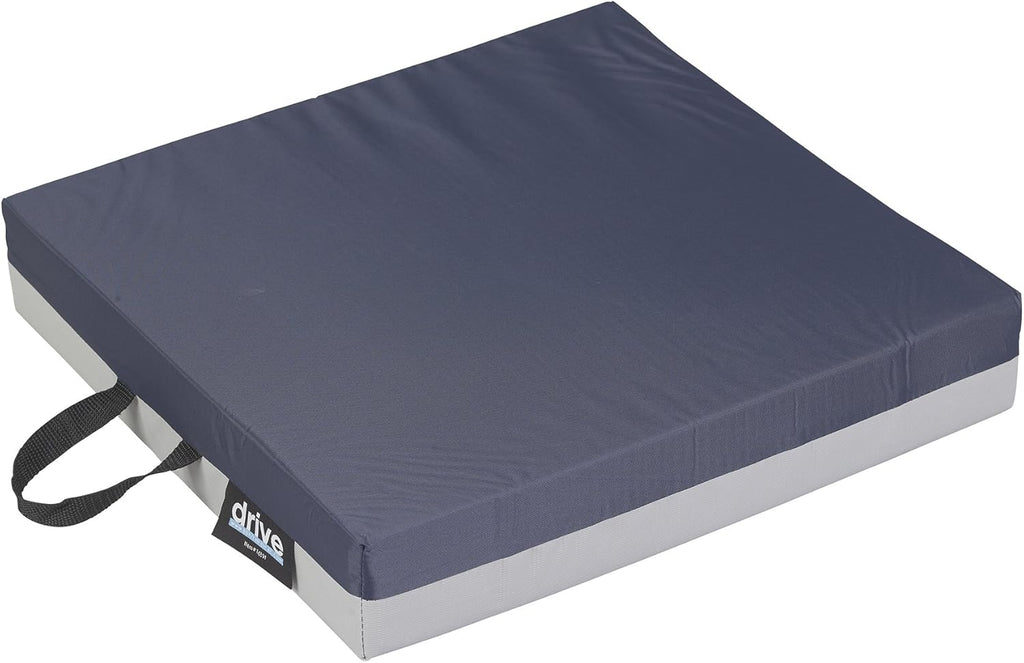 Drive Medical 14891 Skin Protection Gel "E" Wheelchair Seat Cushion, 16 x 16 x 3 Inch, 16x16x3 Inch (Pack of 1)